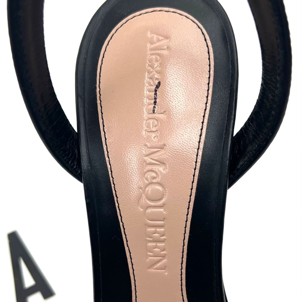 ALEXANDER MCQUEEN Punk Stud Ankle Strap Sandal sz 8 - Picture 9 of 14